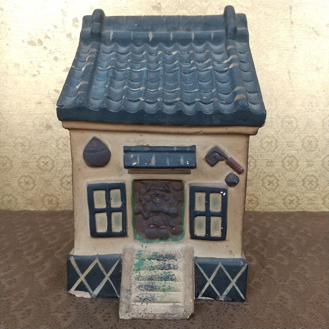 【お値下げしました！】伏見土人形　蔵型貯金箱