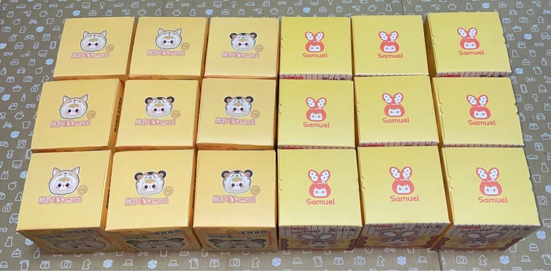 Samuel サミュエル　十二生肖　干支まるず　メルヘンラビット　１８個セット