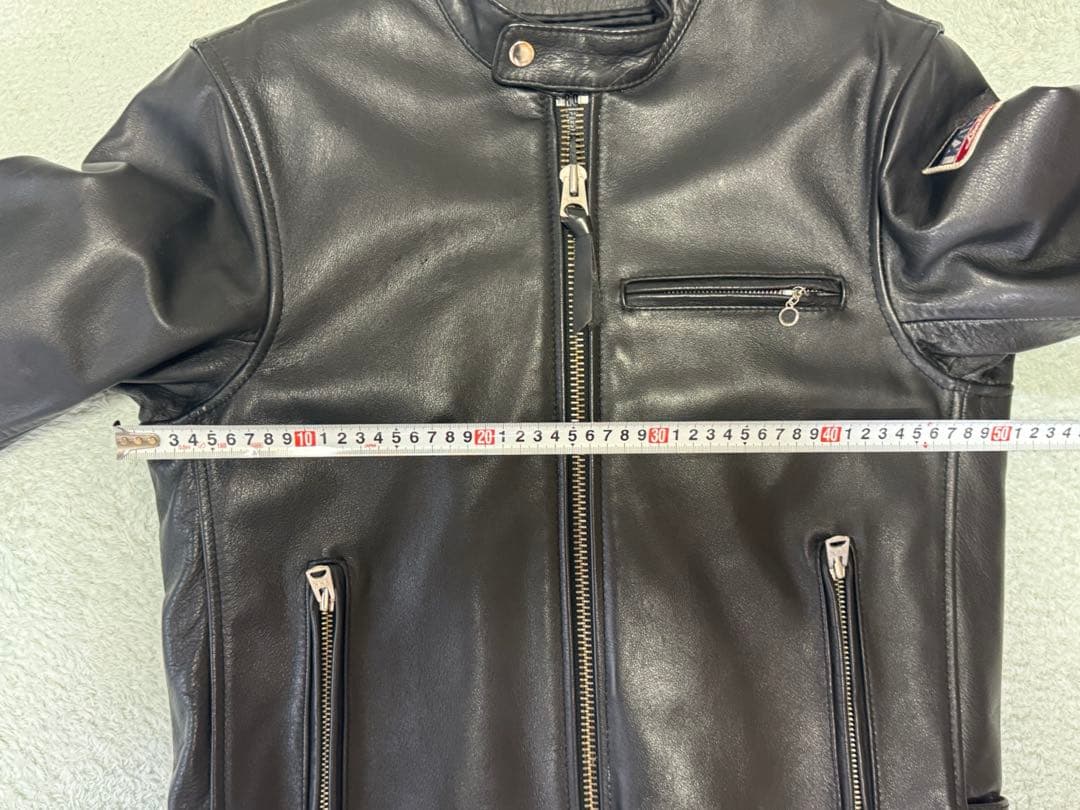 KADOYA ブラック レザー シングルライダース