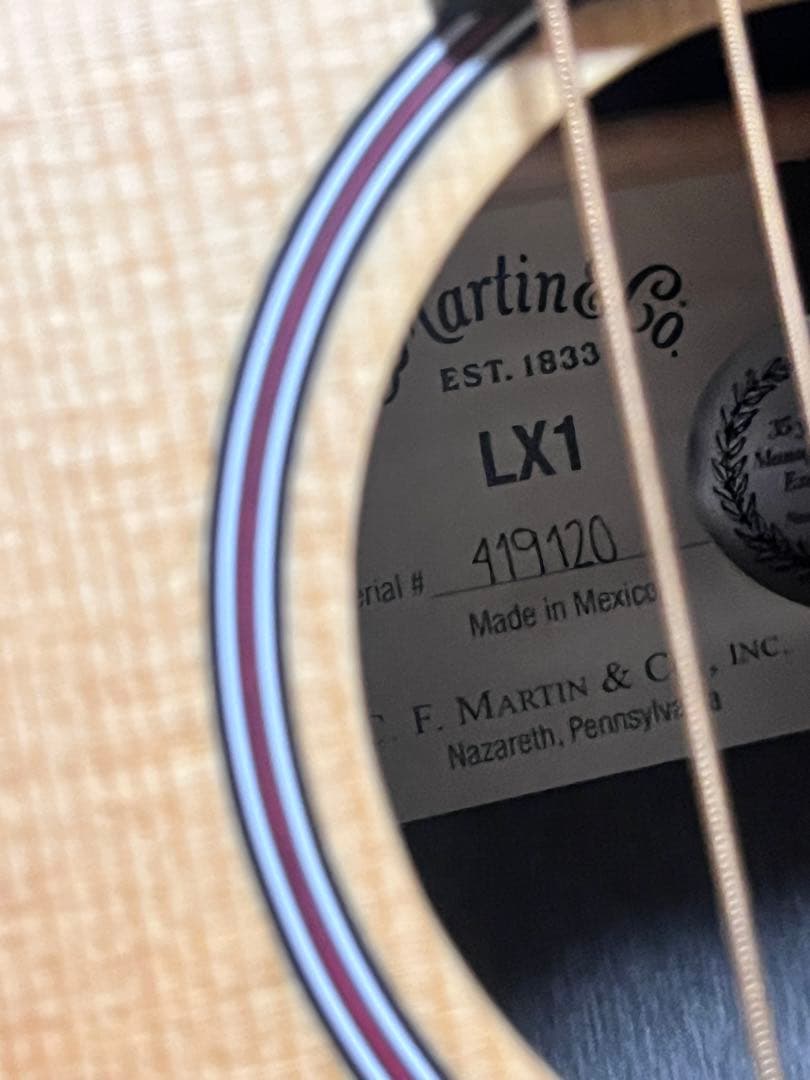 【値下げ交渉OK】Martin & Co. LX1 アコースティックギター