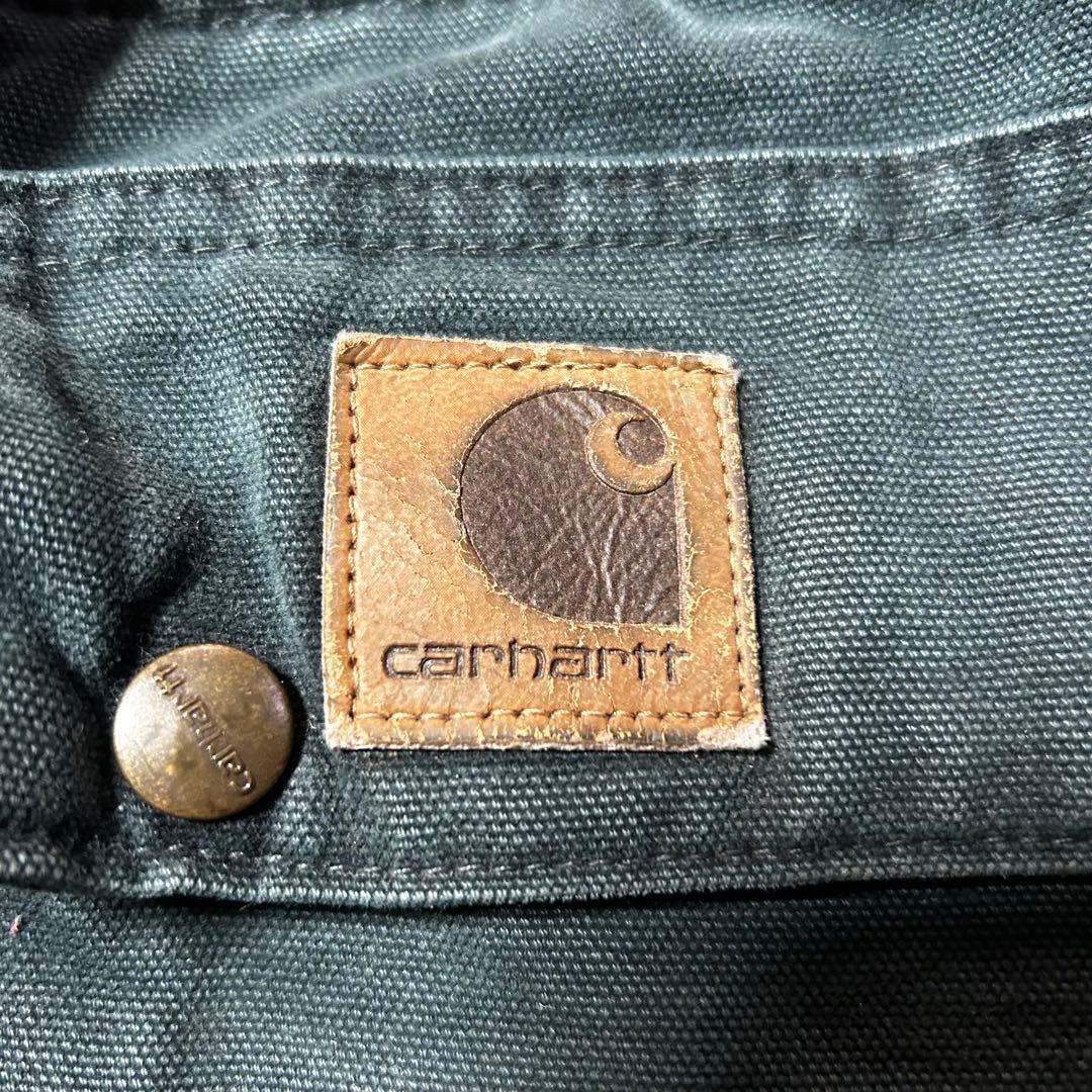 carhartt グリーンワークジャケットLサイズ