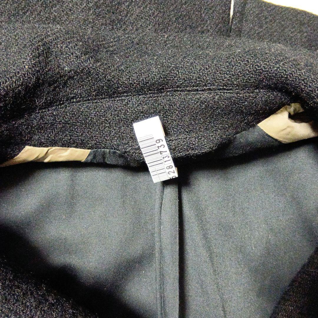 マーガレットハウエル　ハリスツイード　チェスターコート　黒　ロング