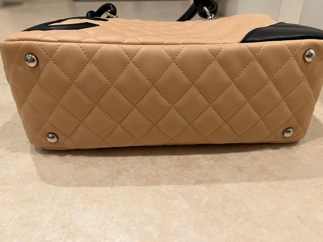 シャネル　カンボンライン　ボーリングバッグ　CHANEL