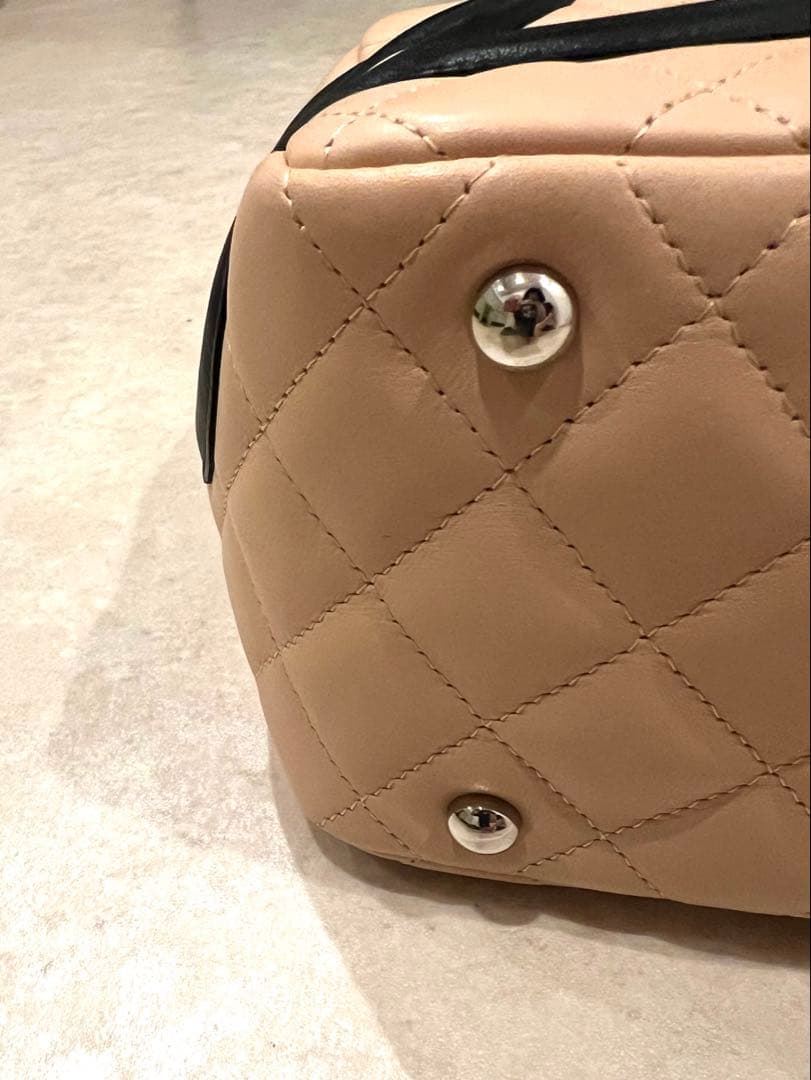 シャネル　カンボンライン　ボーリングバッグ　CHANEL