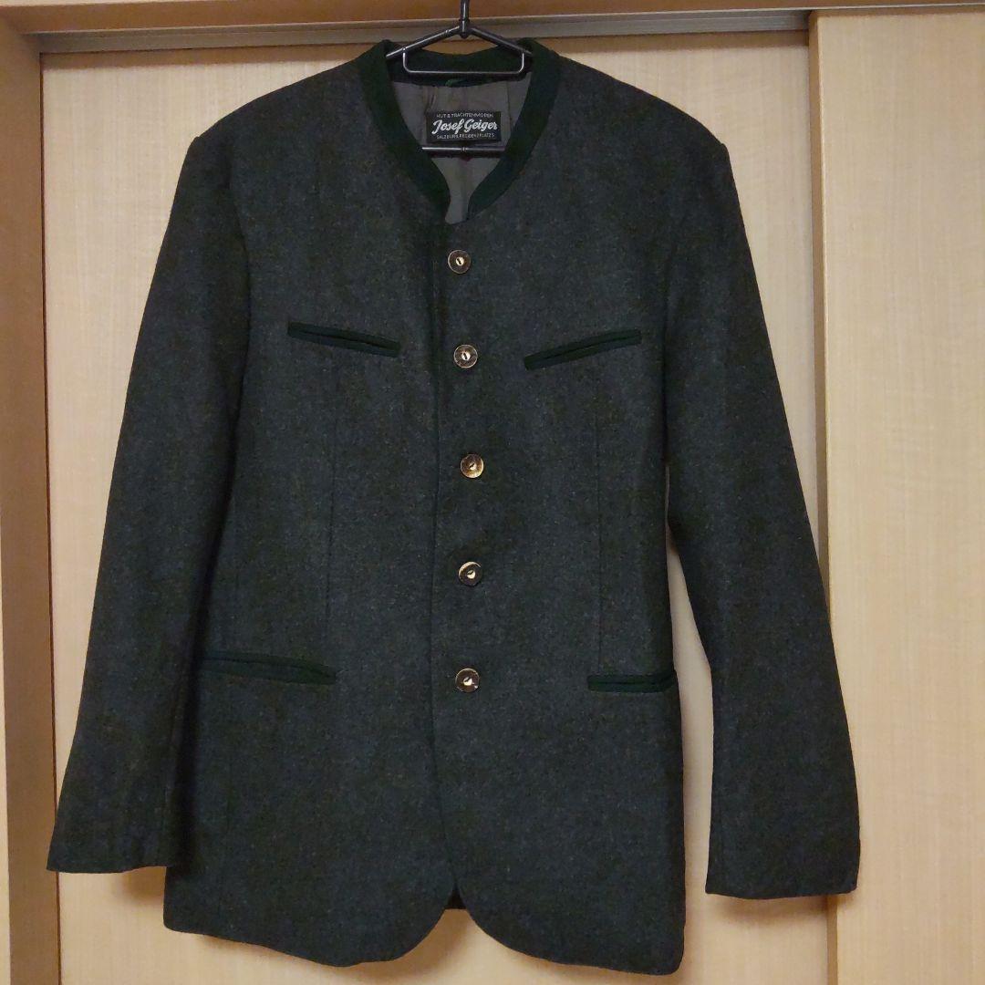 s*)様 Euro ヴィンテージ チロリアン ジャケット ノーカラー①