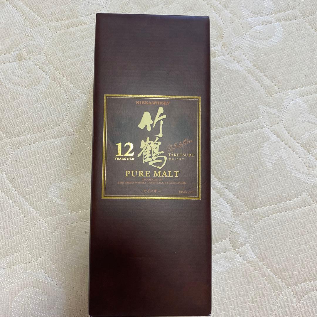 竹鶴 12年 ピュアモルトウイスキー 700ml 箱付き
