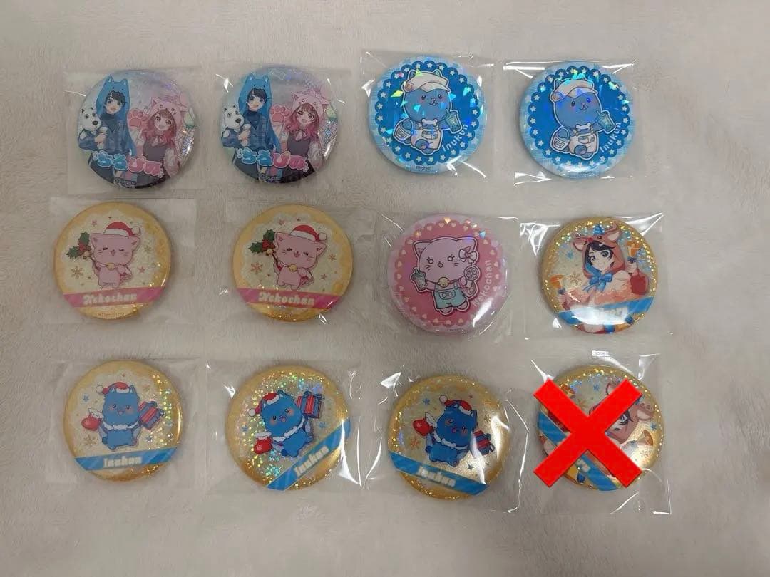 ちろぴの　缶バッジ 　ちろる　ぴの