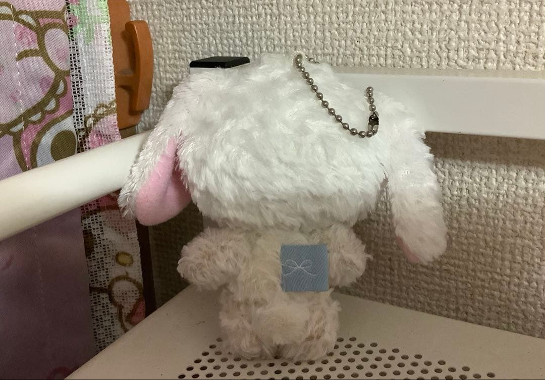 2005年　シュガーバニーズ　しろうさ　マスコット　ぬいぐるみ　ボールチェーン