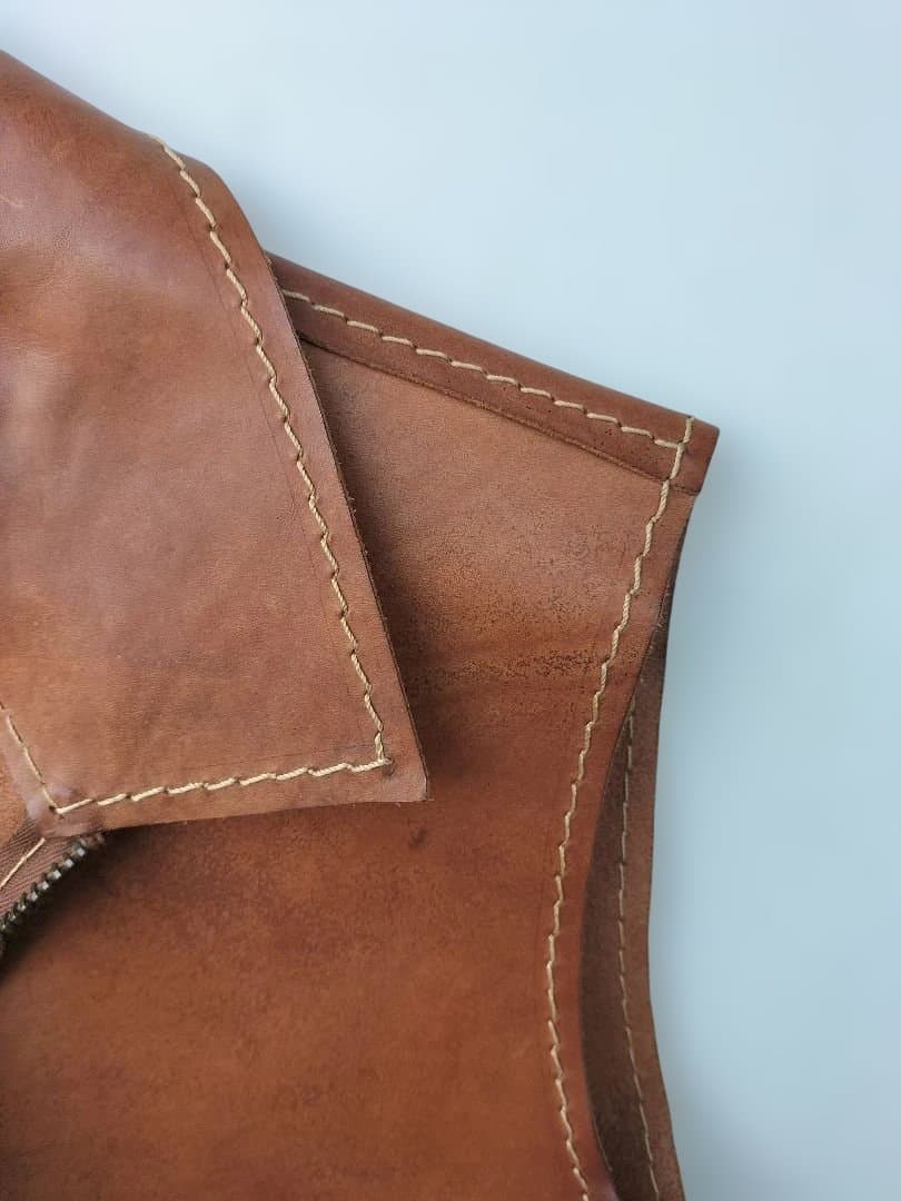 DOLCE&GABBANA　ドルチェアンドガッバーナ　レザーベスト　S〜M相当