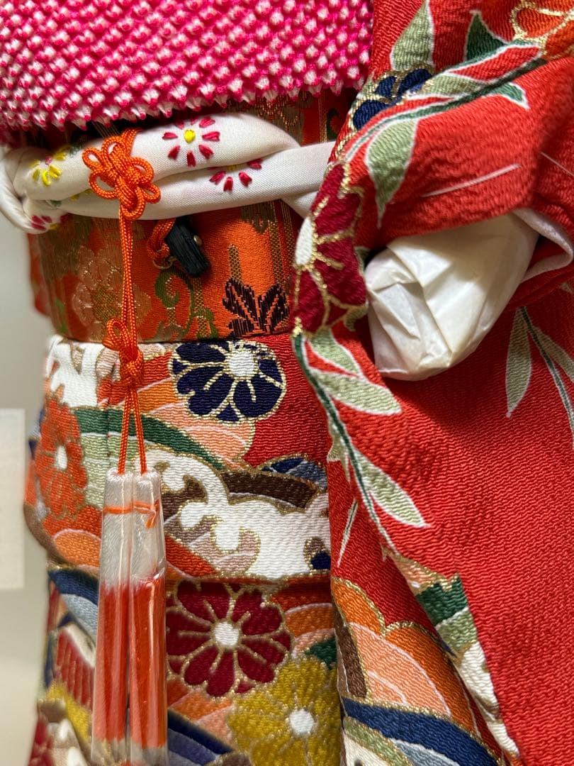 大）節句人形工芸士 三代 天賀章介 京都友禅着物 市松人形