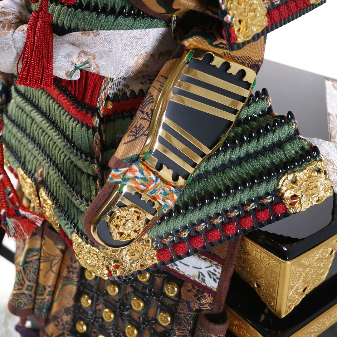 鎧飾り 正絹糸威 黒小札 大鎧 Decorative samurai armor