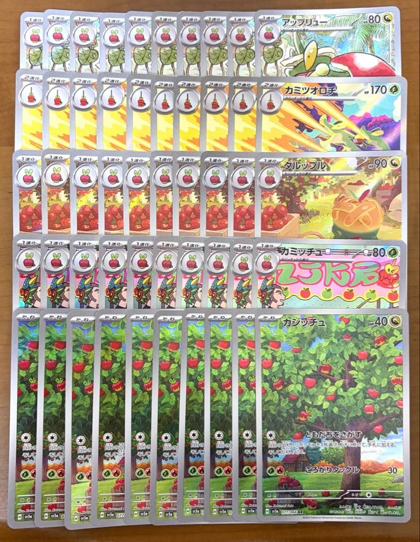 カジッチュ 進化ライン ar 5種 各10枚 計50枚 まとめ売り