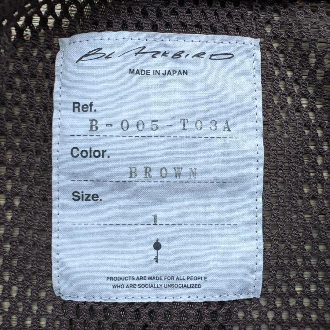 【未使用】BLACKBIRD Mesh Tanktop BROWN サイズ1