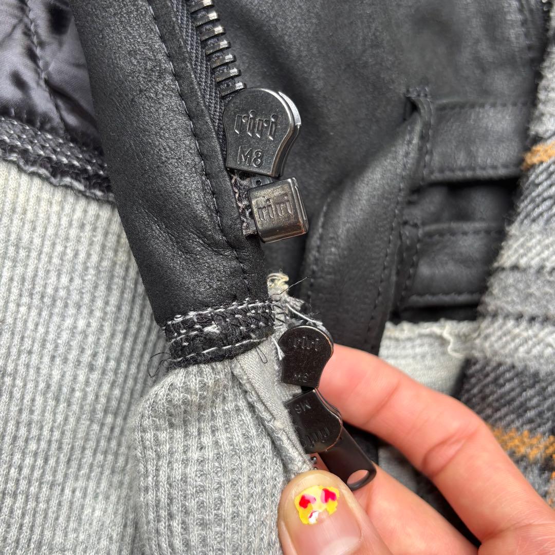 Number nine ライダースドッキングジャケット 05aw THS期