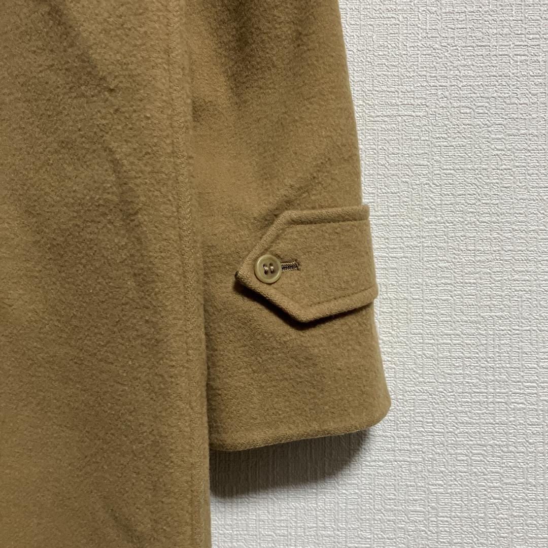 90sバーバリーBurberrys'ノバチェックリバーシブルウールミドルコートM