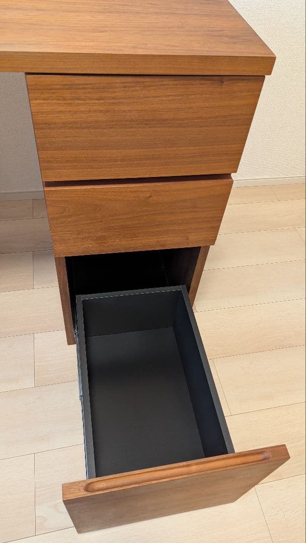 【ACTUS】MEZZO 2 デスク　幅90cm　ウォールナット