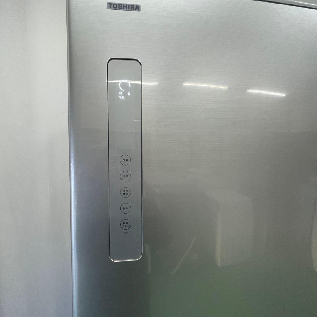 東芝　ベジータ　冷蔵庫　大型　411ℓ　5ドア　設置無料　激安　中古　綺麗