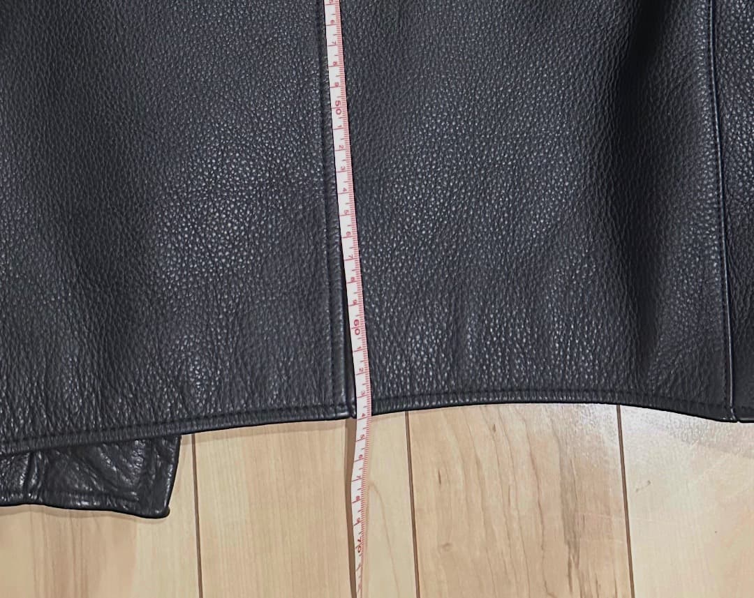 値下げ！美品 COACH レザージャケット メンズ S シングル 黒