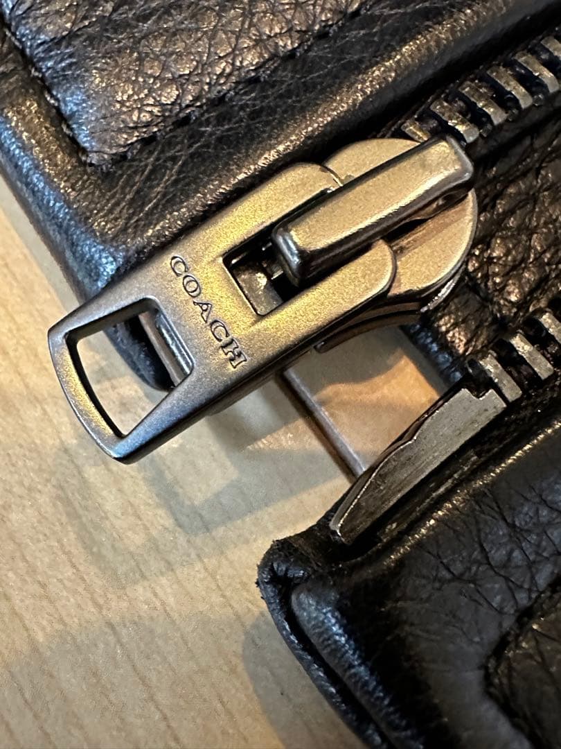 値下げ！美品 COACH レザージャケット メンズ S シングル 黒