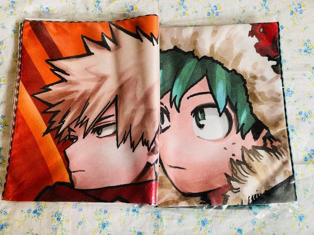 ヒロアカ　ジャンフェス　大判タオル　十傑　緑谷出久　爆豪勝己