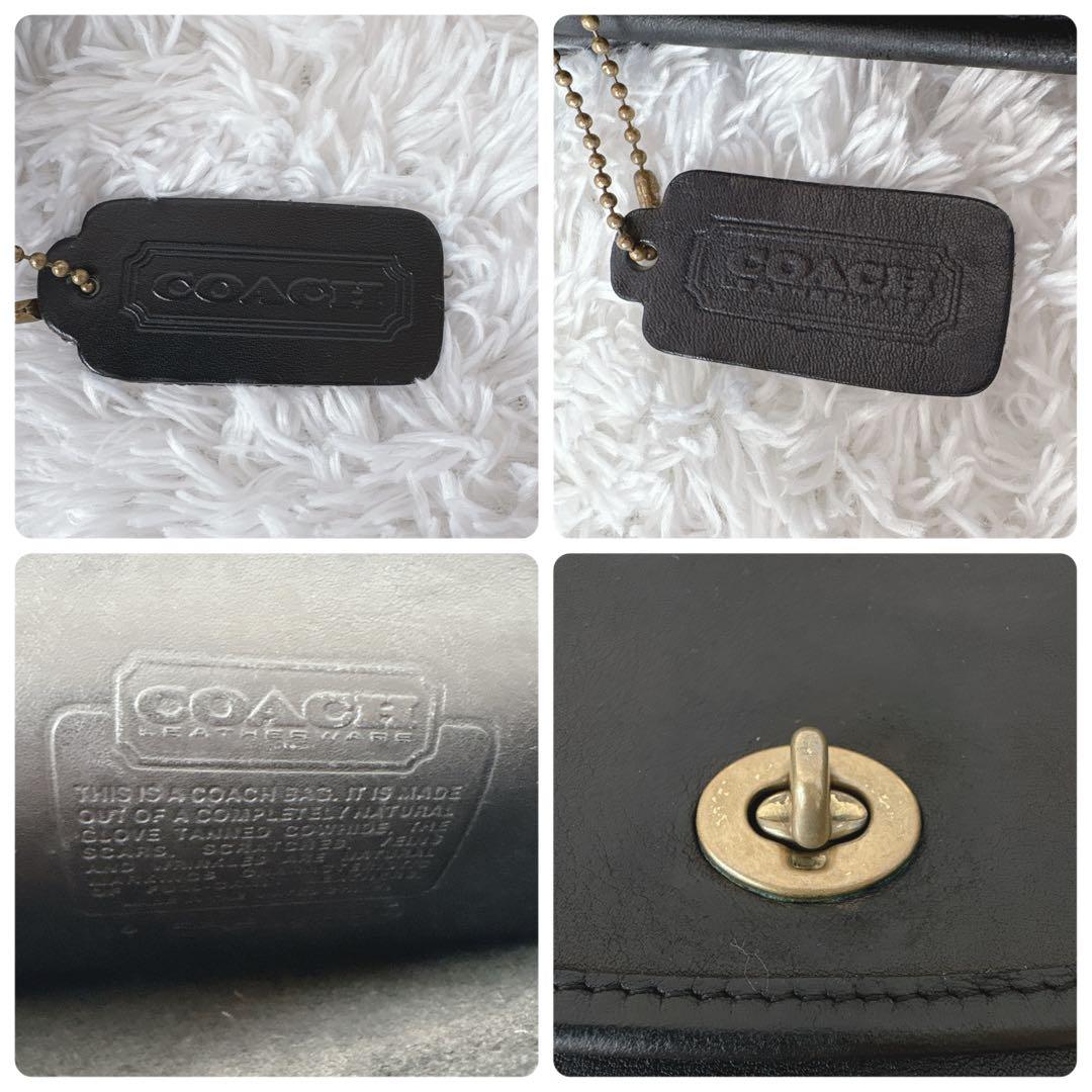 バッグ OLD COACH briefcase leather turnlock USA