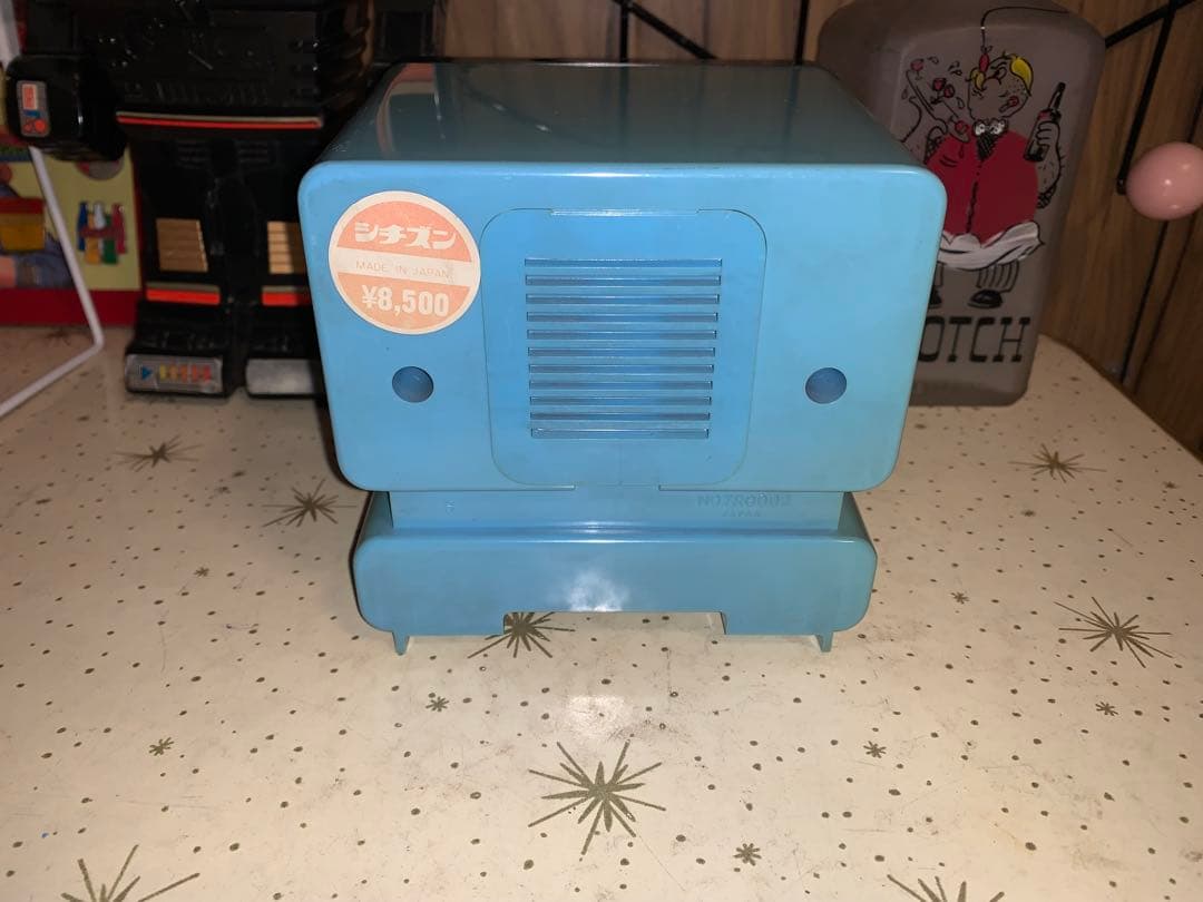 昭和レトロ　ビンテージ　動作品　シチズン ラジオ付　目覚し時計　スペースエイジ