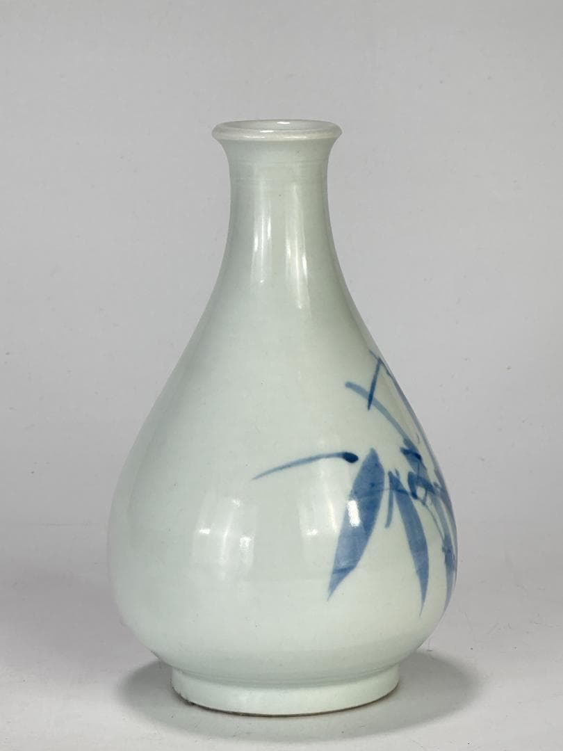 韓国美術　李朝時代　李朝　白磁　竹文　染付　青磁　徳利　花瓶　時代物　朝鮮古陶磁