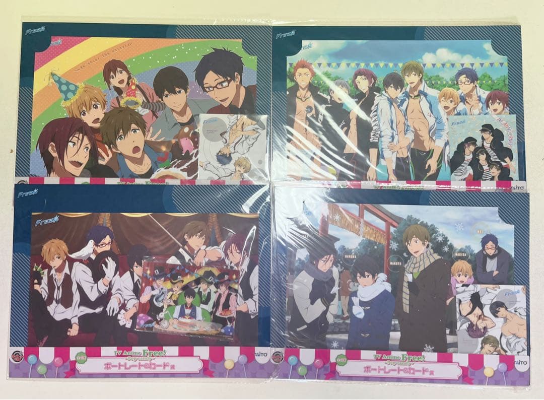 【値下げ可能】Free! クリアファイル　うちわ　ポートレート　纏め売り