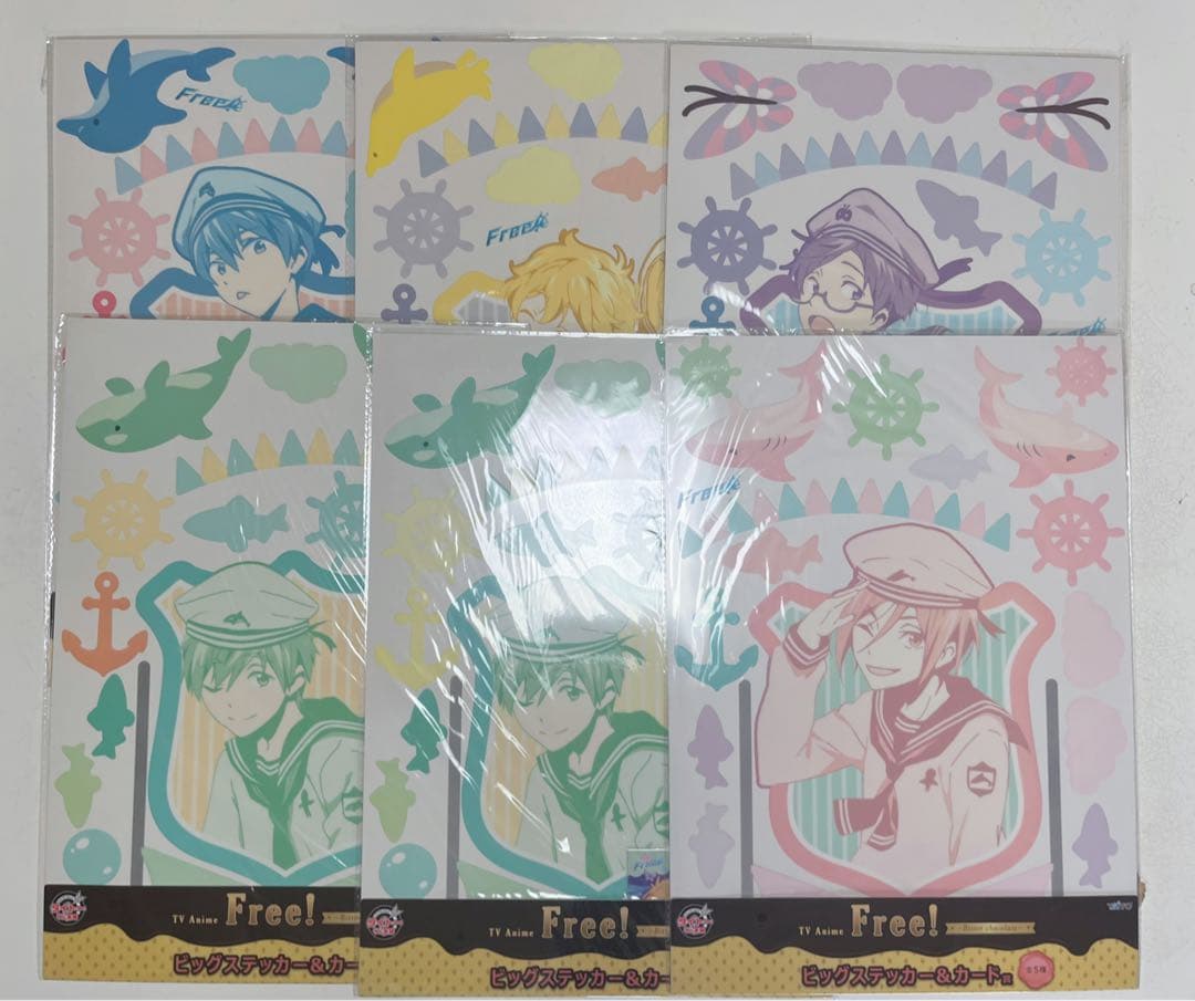 【値下げ可能】Free! クリアファイル　うちわ　ポートレート　纏め売り