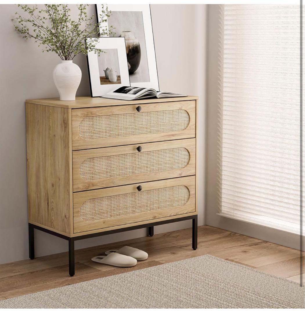 IKIFLY 収納チェスト 引き出し 木製 タンス チェスト キャビネット