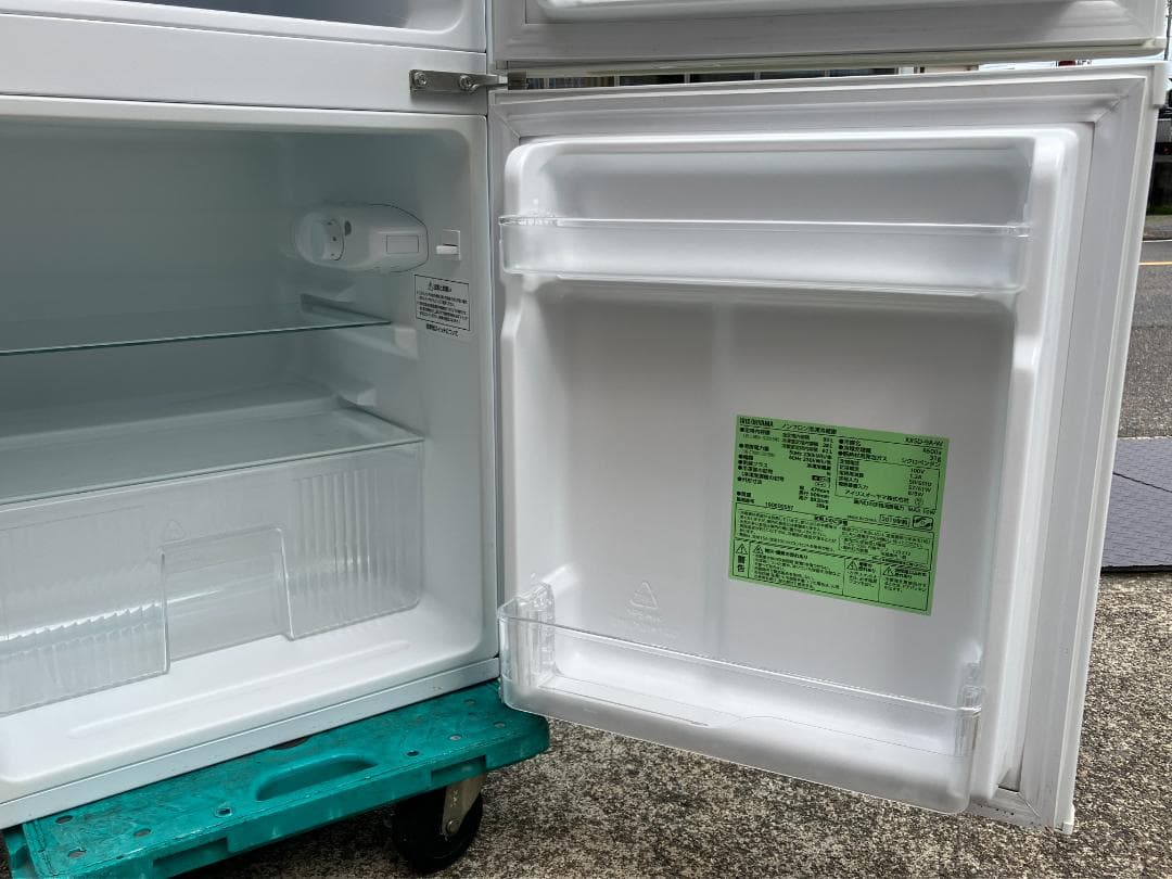 愛知岐阜/送料無料★アイリスオーヤマ　90L冷蔵庫　KRSD-9A-W 19年製