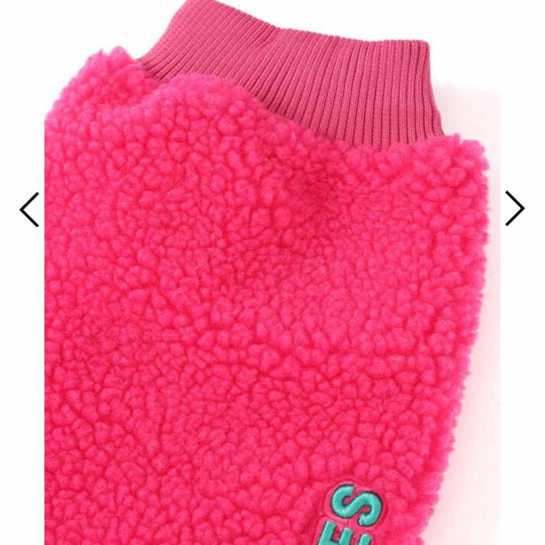 パーリーゲイツ ボアフリース レッグウォーマー　ネイビー