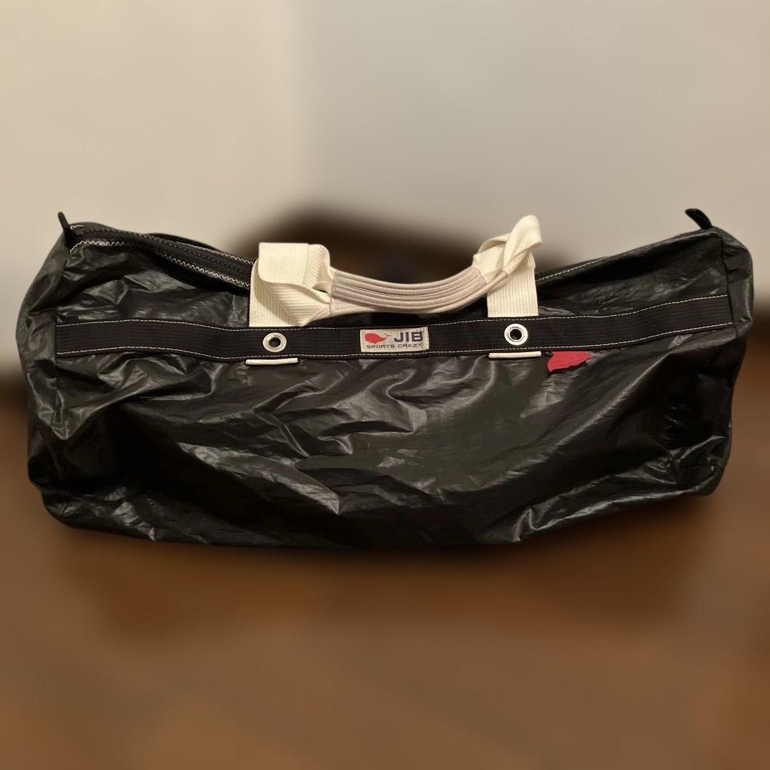 JIBダッフルバック　ラージサイズ　ブラック　白ハンドル　レア　希少