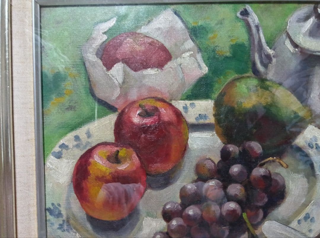 古い作品です写真13枚ですF8号です