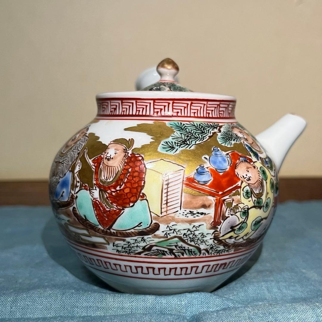 由*麻様 煎茶道具　横手急須