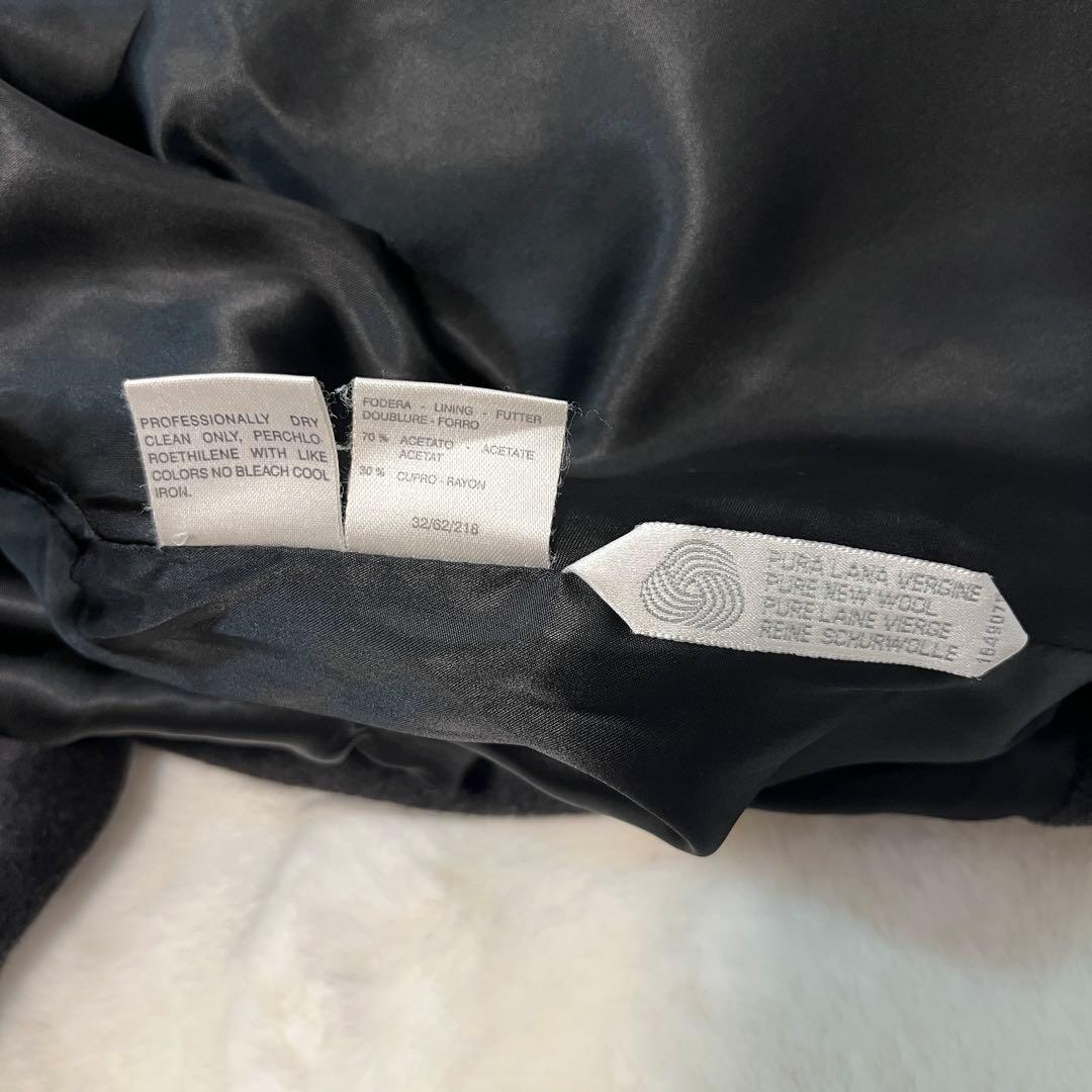 極美品 MaxMara 銀タグ ヴァージンウール ボリューム チェスターコート