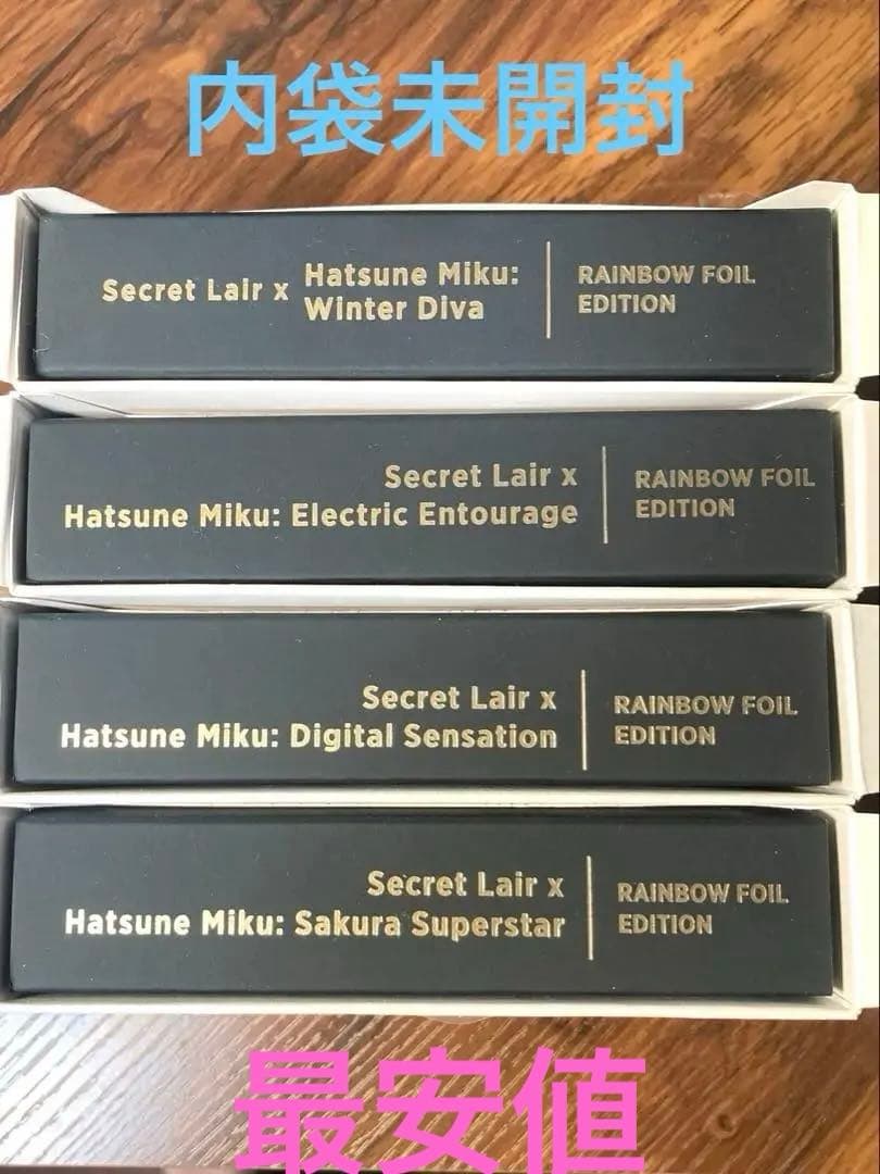 マジックザギャザリング 初音ミク 日本語版 FOIL 内袋未開封　春夏秋冬コンプ