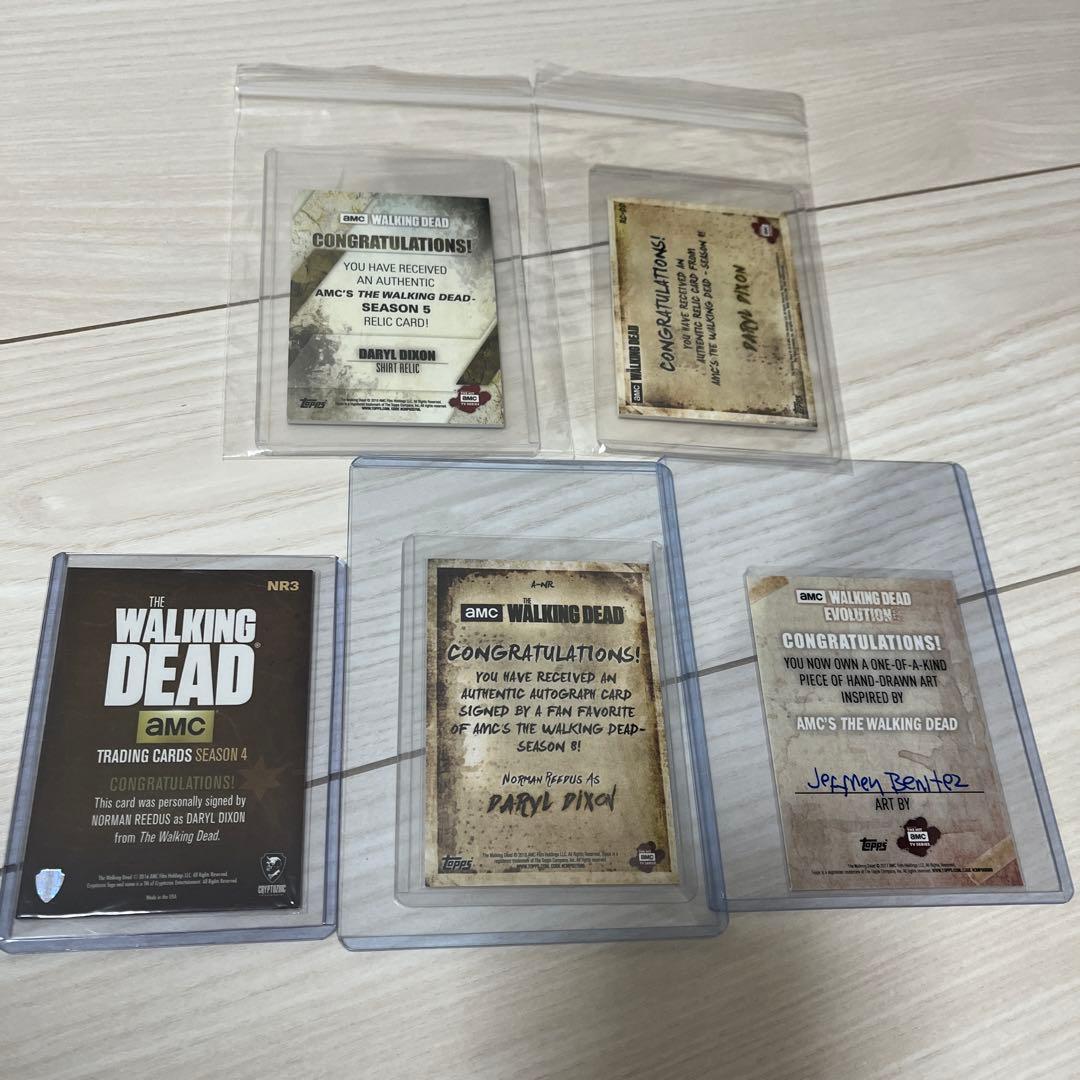 ウォーキングデッド　ダリル・ディクソン　サイン入りカード