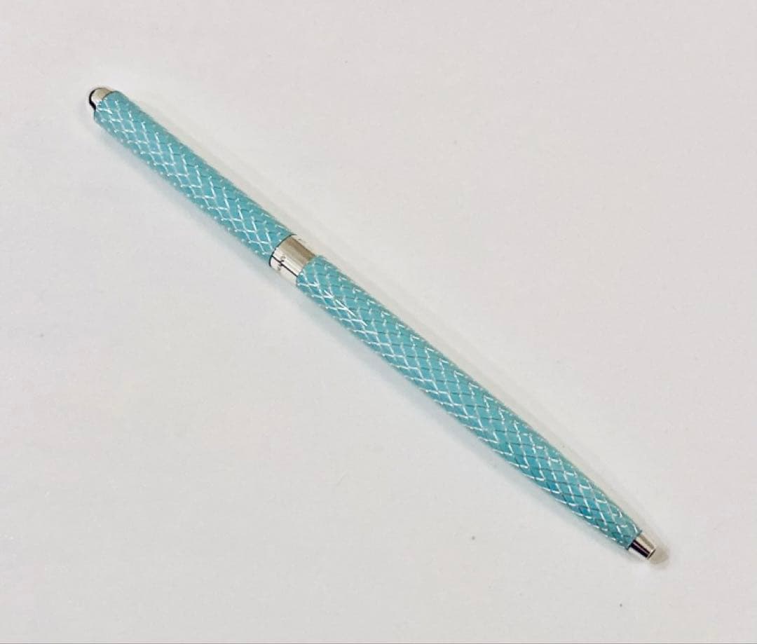 ドイツ製◆ティファニー 純銀ボールペン ヘビ柄 シルバー925 Tiffany