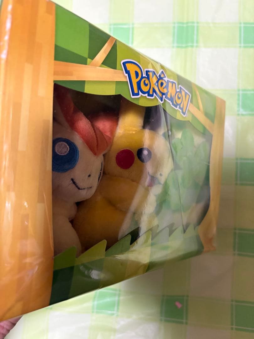 ピカチュウ＆ツタージャ＆ビクティニ ぬいぐるみ ポケモンセンタートウホク限定