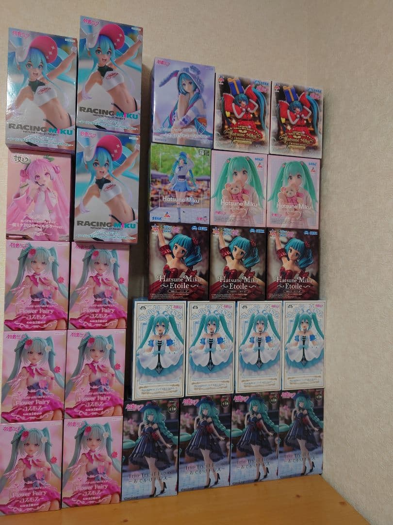 初音ミク　プライズフィギュア　まとめ売り　27個　ぬーどるストッパー　レーシング