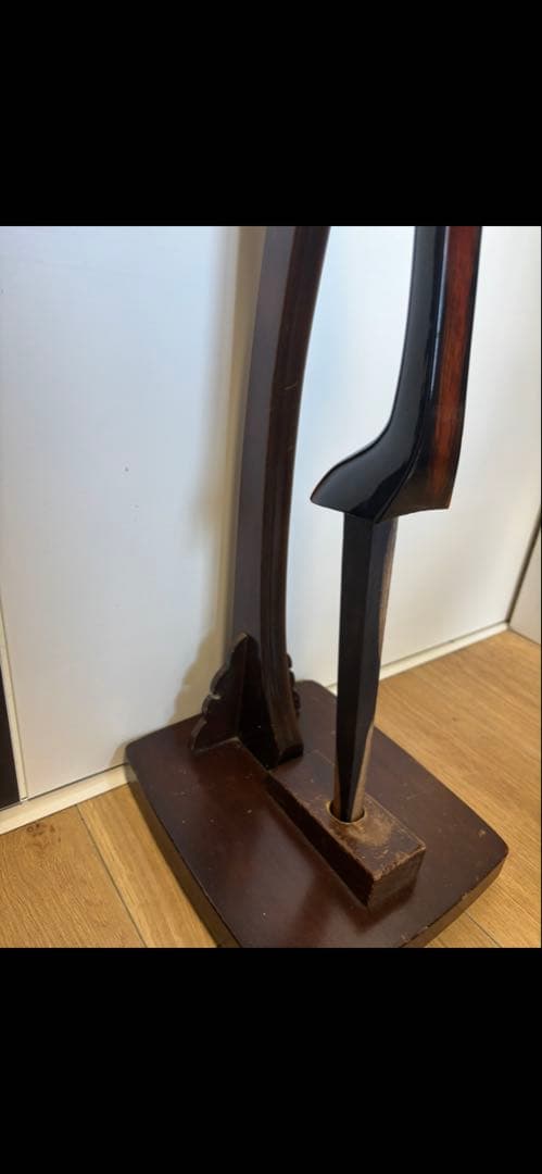 沖縄三線　マカビ型　八重山黒木　472グラム