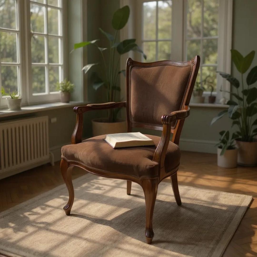 【maruni/マルニ】木製 アームチェア オールドマルニ 椅子 猫脚 70's