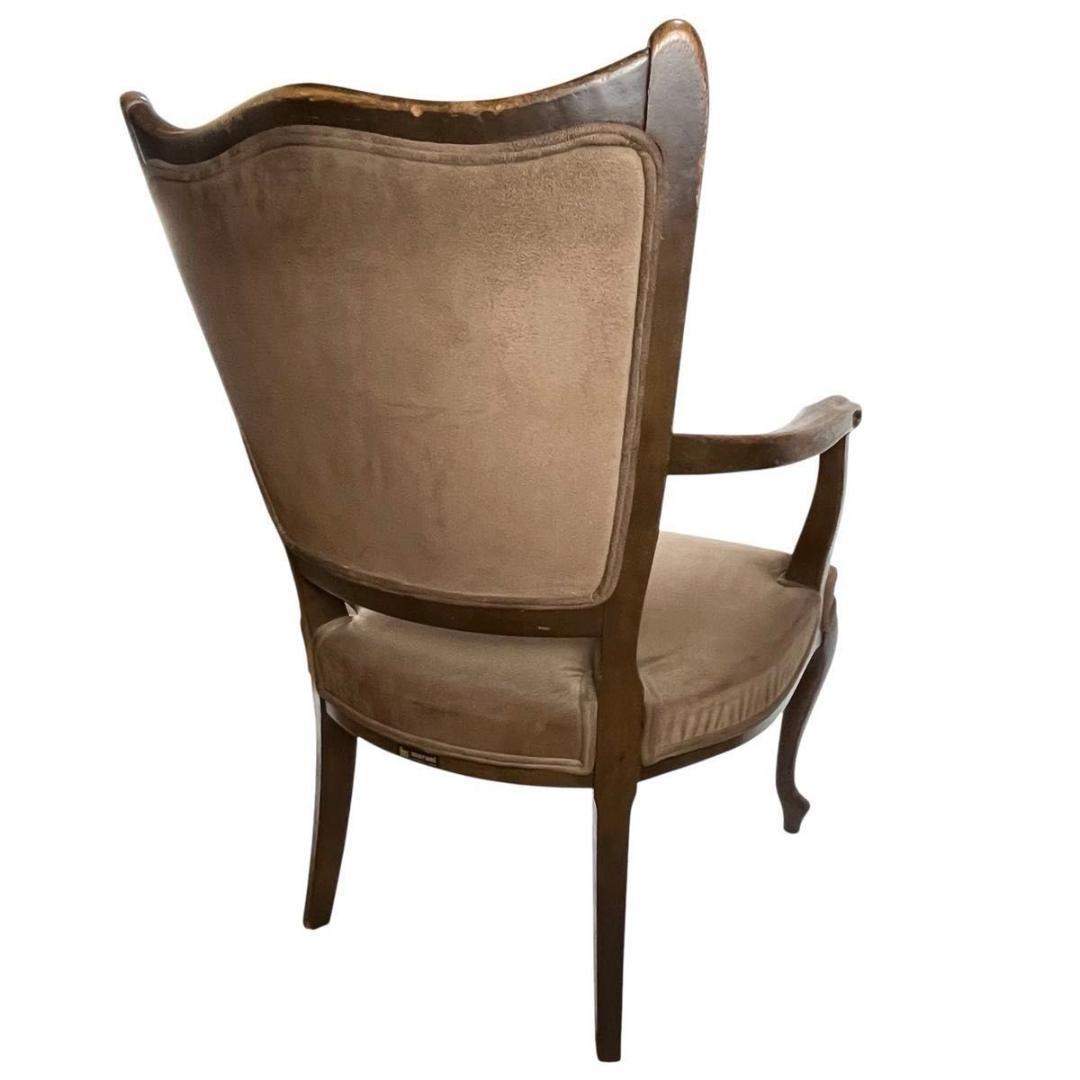 【maruni/マルニ】木製 アームチェア オールドマルニ 椅子 猫脚 70's