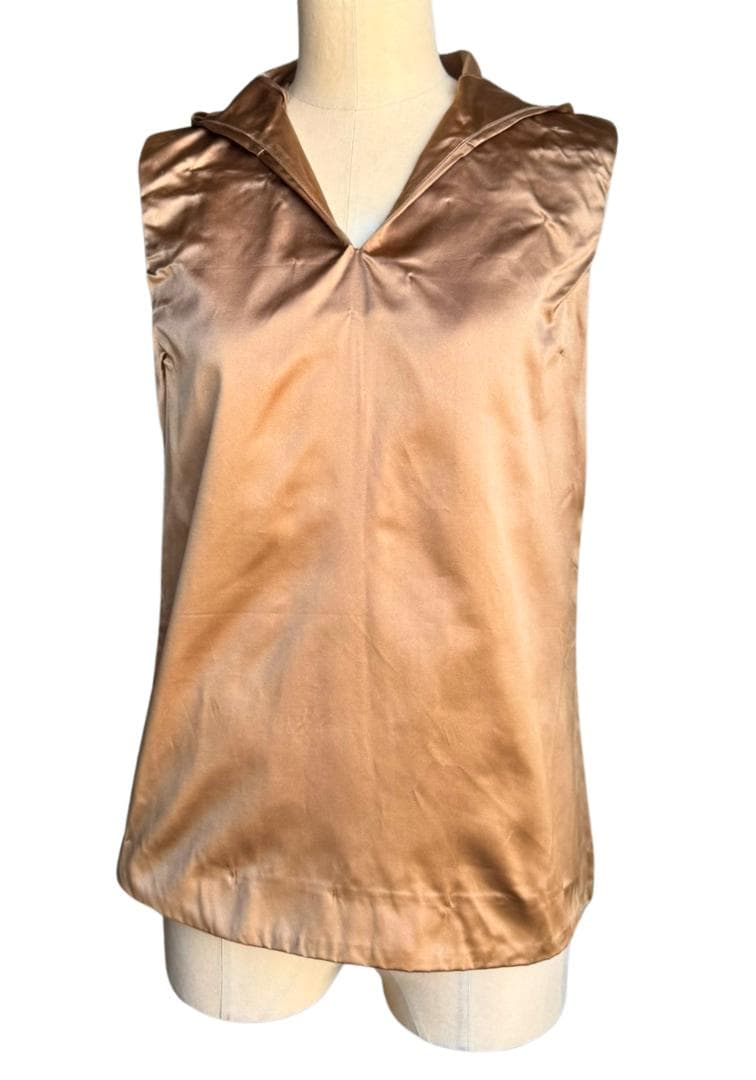 Miu Miu　Y2K シルクトップ パーカー　ドローコード付き　サイズ40