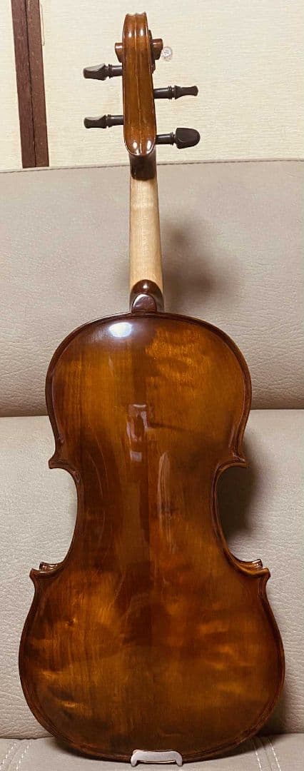 木製ブラウンバイオリン 4弦 フルボディ
