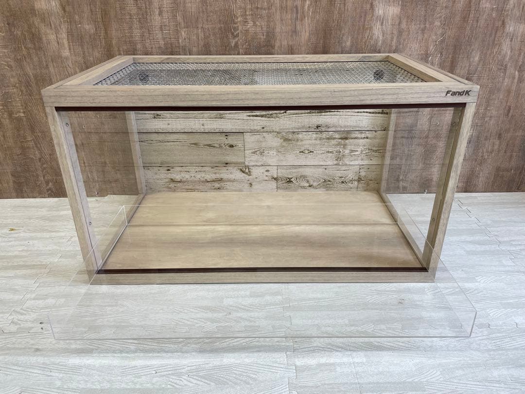 ＦandＫ爬虫類木製ケージ　特価品！　ハリネズミ仕様　800×450×450
