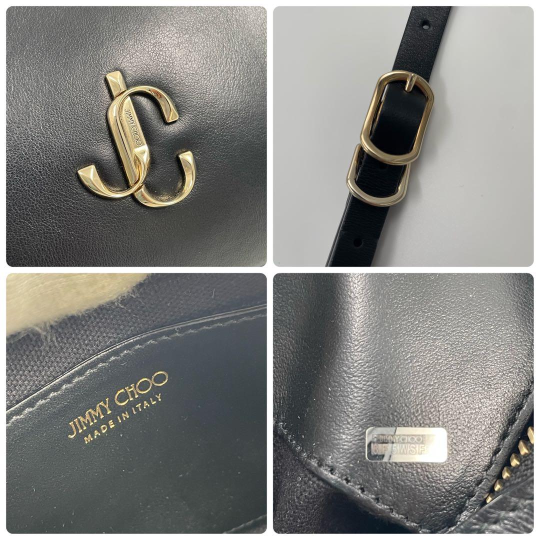 【✨未使用級 近年】 ジミーチュウ ショルダーバッグ ヴァレンヌ ハレ 黒