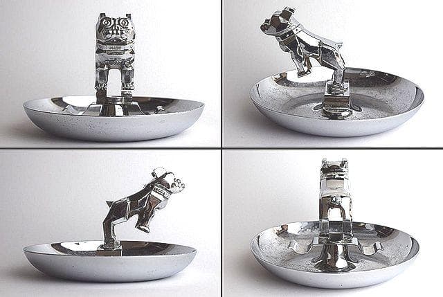 1970’s MACK マック トラック ブルドッグ ビンテージ 灰皿 鉄製 犬