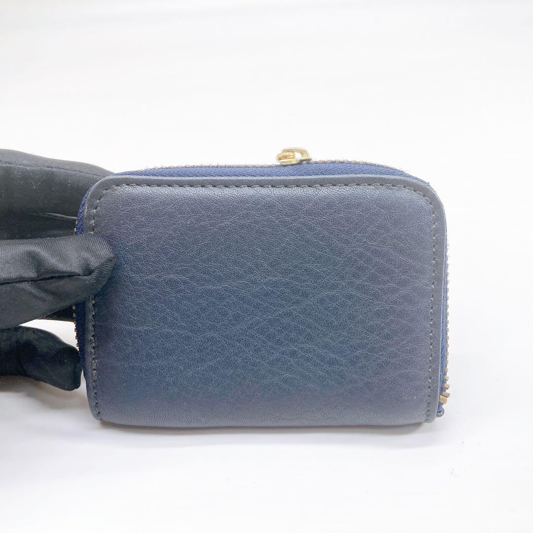 ✨美品✨COACH オールドコーチ ケース ヴィンテージ レザー ネイビー